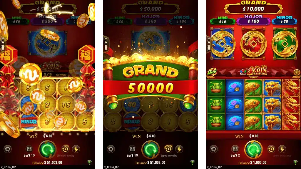 3 Coins 16Game Bonus